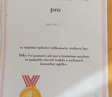 VELIKONOČNÍ ÚNIKOVÁ HRA